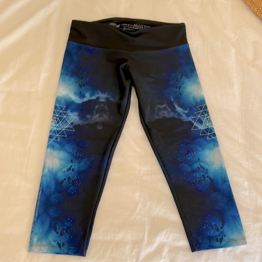 The Om Collection calf length leggings. Size small. Gently worn.